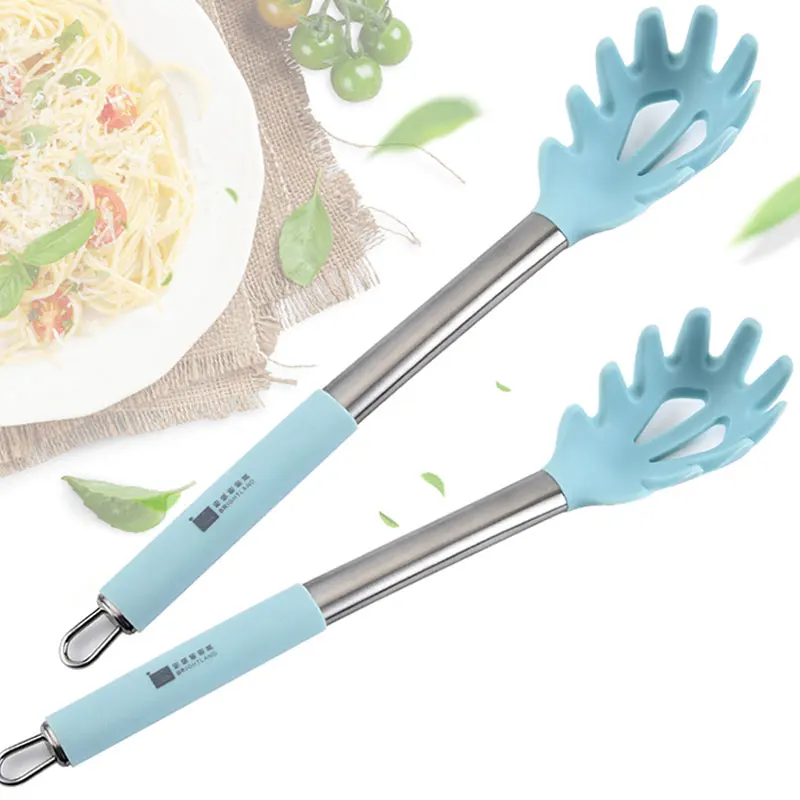 Household Pasta Stainless Steel Spaghetti Spoon Cute Instant Noodles Spoon Kitchen Tableware Supplies