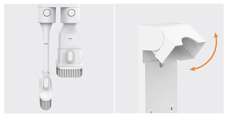 XIAOMI MIJIA ручной пылесос для дома автомобиля бытовой беспроводной подметания 20000Pa Циклон всасывания многофункциональная щетка