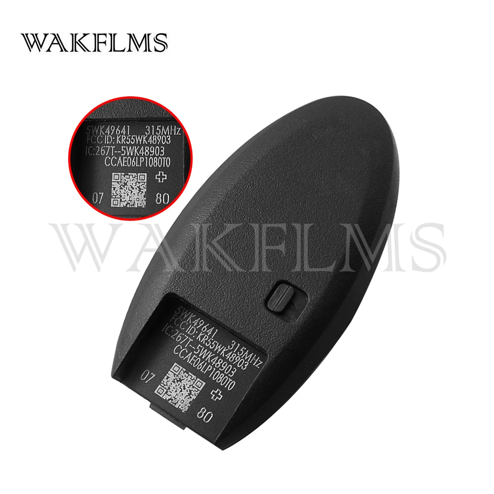 4 кнопки ключ смарт карты для Nissan 315MHz PCF7952 чип Altima Maxima Murano CrossCabriolet KR55WK48903
