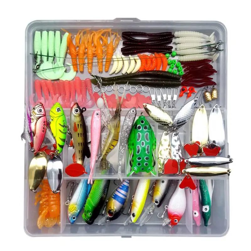  Fake Lure Bionic Bait Luya Fishing Bait Set Full Swimming Layer Road Lure Sequin Luminous Hard Fish