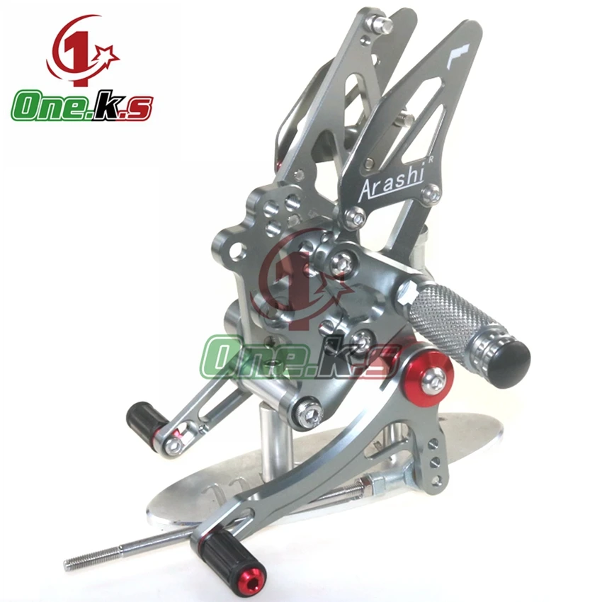 

CNC Aluminum Alloy Motorcycle footrest footpeg pedal foot peg Rearset Rearsets For KAWASAKI NINJA250R NINJA300R Z300 2013-2017