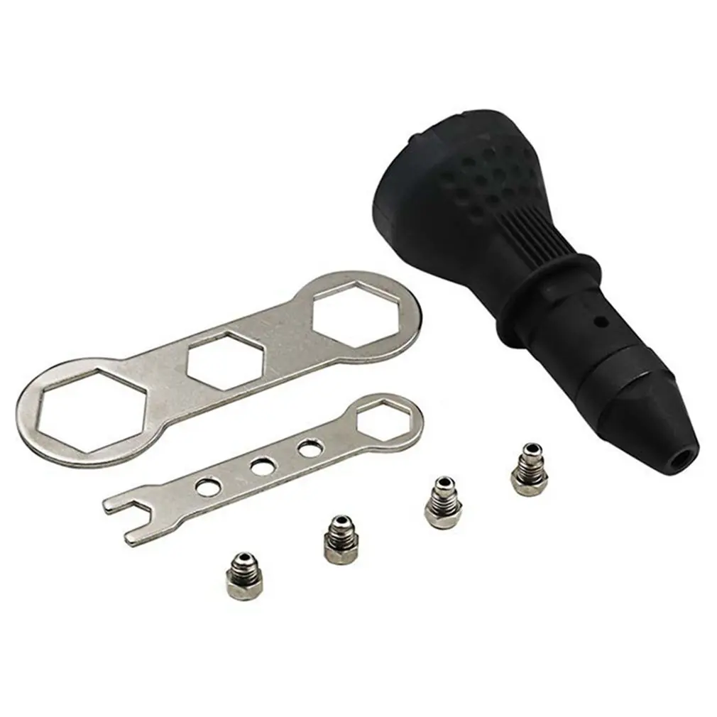 

Electric Rivet Nut Gun Cordless Drill Adapter Cordless Riveting Tool Kit Insert Nut Hand Tool Power Machine Accessory