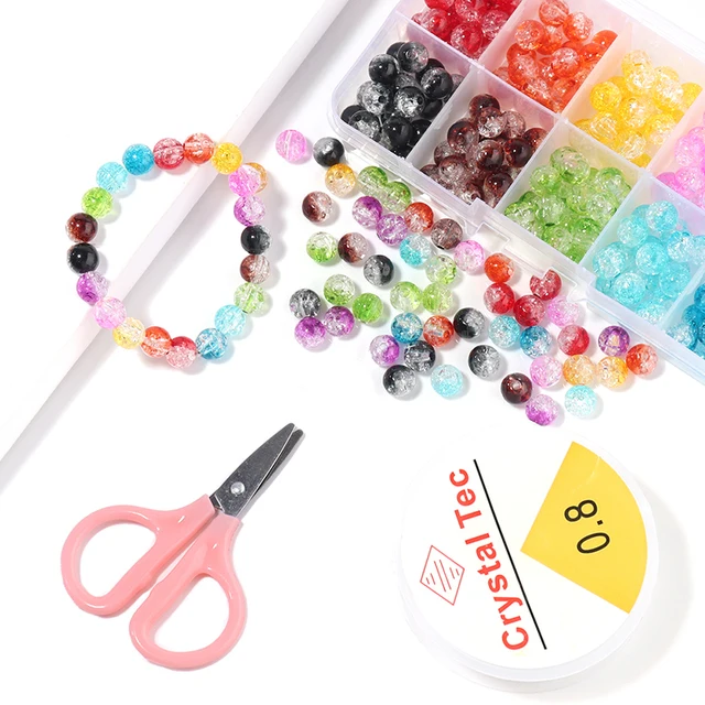 Crystal Bead Bracelet Making Kit  Diy Crystal Beads Bracelets - 250pcs/box  Crystal - Aliexpress