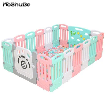 

Baby Playpen for Children Kids Play Fence Indoor Toddler Child Safety Barrier Crawling DIY Toys Yard Kids Ball Pool