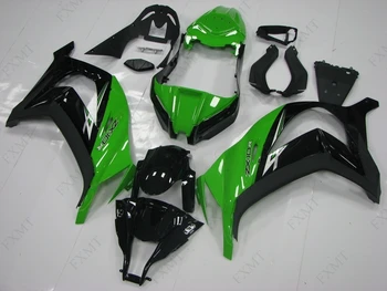 

for Kawasaki ZX10r 13 14 Motorcycle Fairing ZX10r 2011 Bodywork for Kawasaki ZX10r 2011 - 2015 Abs Fairing Green Black