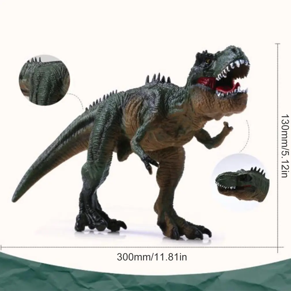 MOJO T-Rex Hunting (Green) Realistic Dinosaur Toy Replica Hand Painted  Figurine