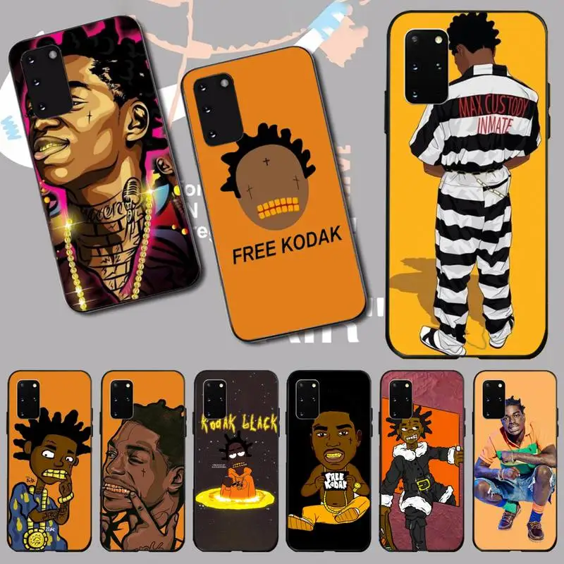PENGHUWAN Kodak Black Rapper Customer High Quality Phone Case for Samsung S20 plus Ultra S6 S7 edge S8 S9 plus S10 5G