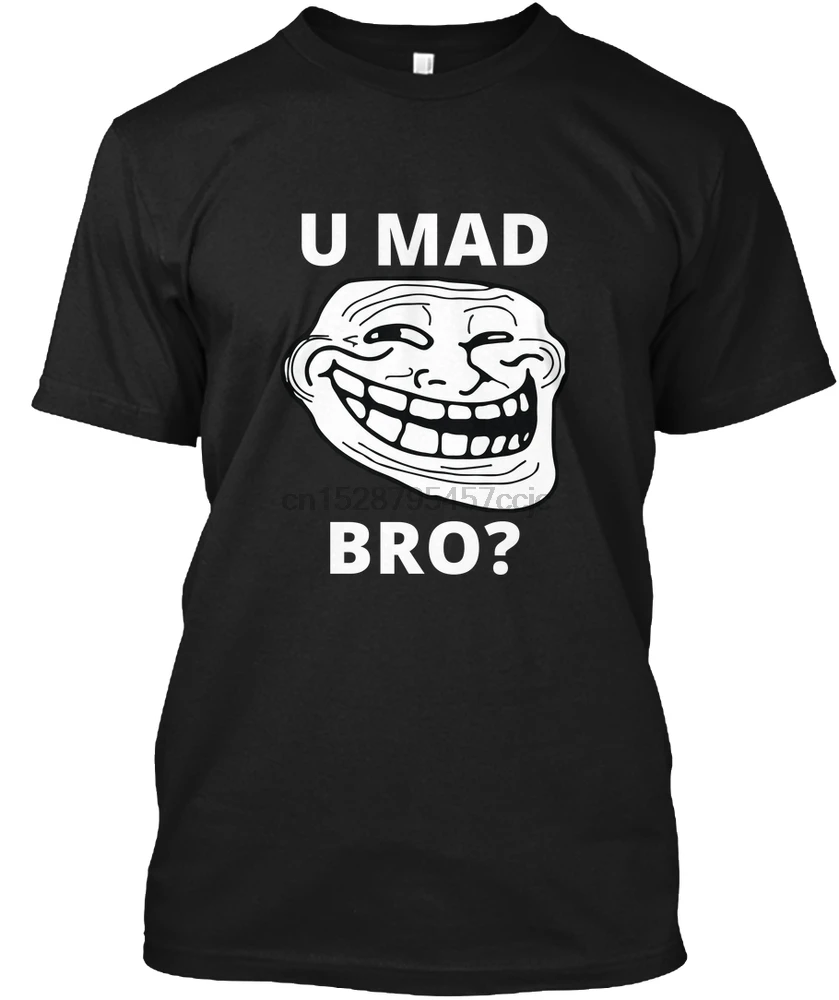 Мужская футболка U Mad Bro Meme(1) женская футболка