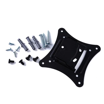 

Universal 14-26 Inch LCD LED Monitor Flat Panel TV Wall Mount Bracket Fixed Flat Panel TV Frame Support 15 Degrees Tilt Angle