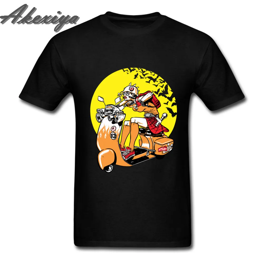 Мотоцикл Vespa Sleuth футболка для мужчин мультфильм крутая белая черная серая Красная футболка странные вещи аниме рубашка camisetas masculina