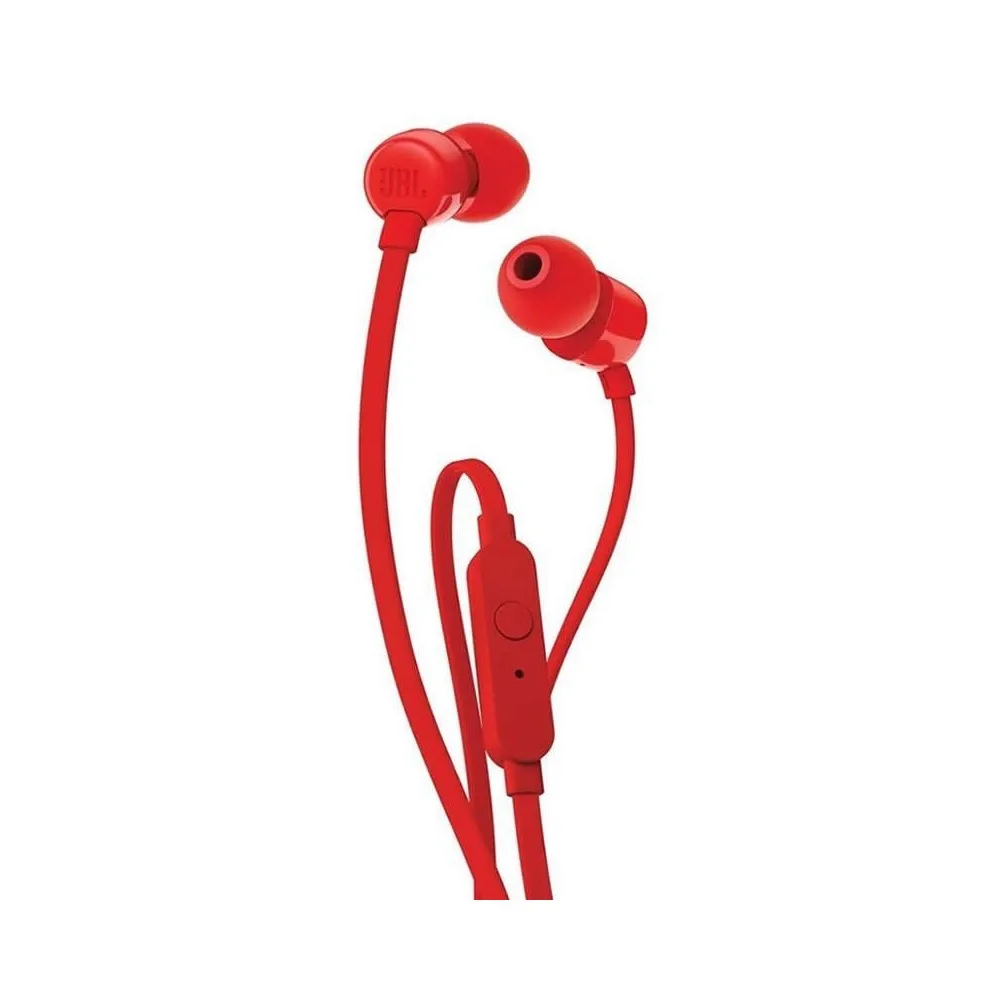 Auriculares intrauditivos jbl t110 red pure |