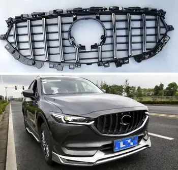

ABS Front bumper Around Mesh Grille Grills Trims Cover FOR MAZDA CX-5 CX5 2017 2018 2019 2020