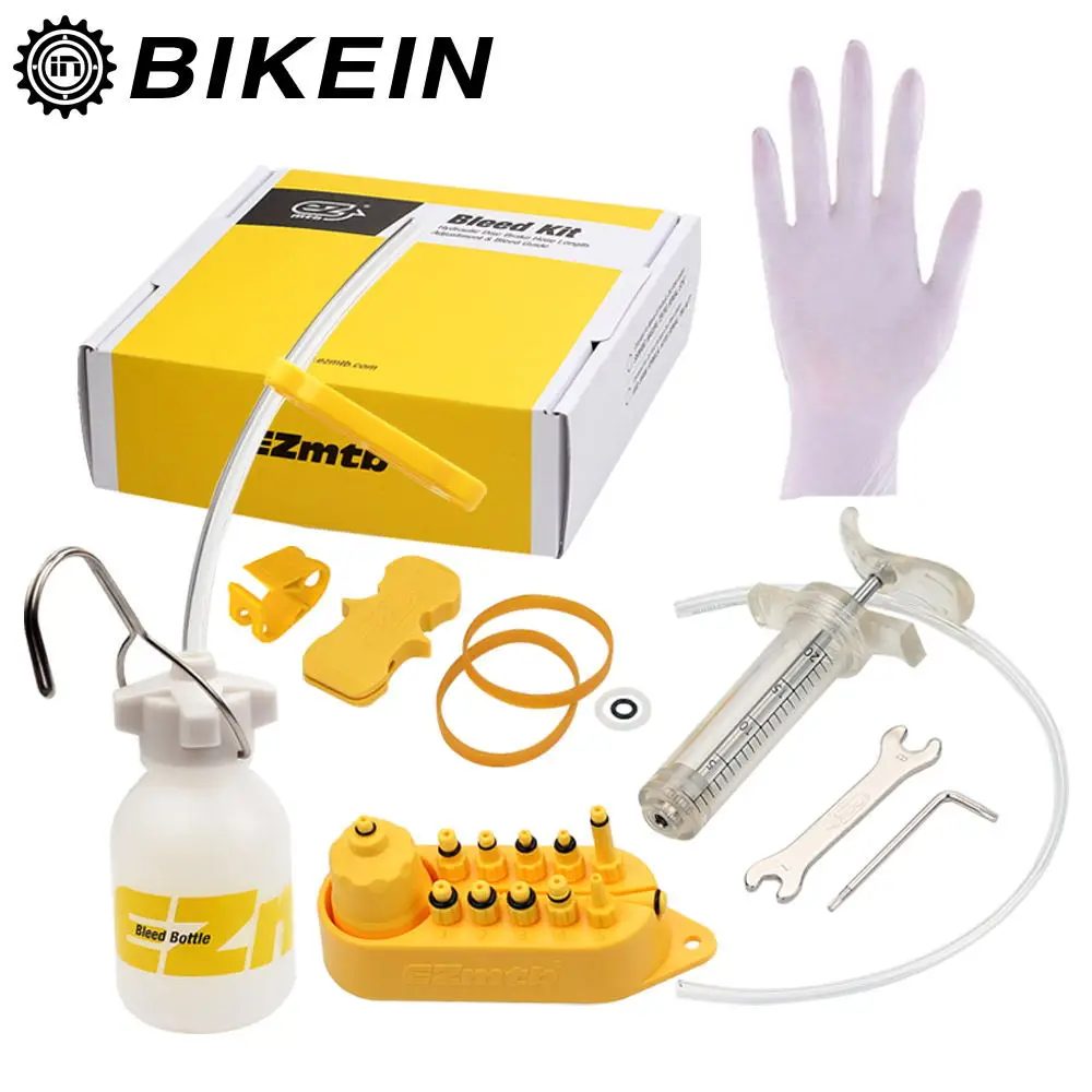 

BIKEIN Bicycle Hydraulic Disc Brake Oil Bleed Kit Tool For SHIMANO, MAGURA, TEKTRO, SRAM Series MTB Bike Brake Repair Tools