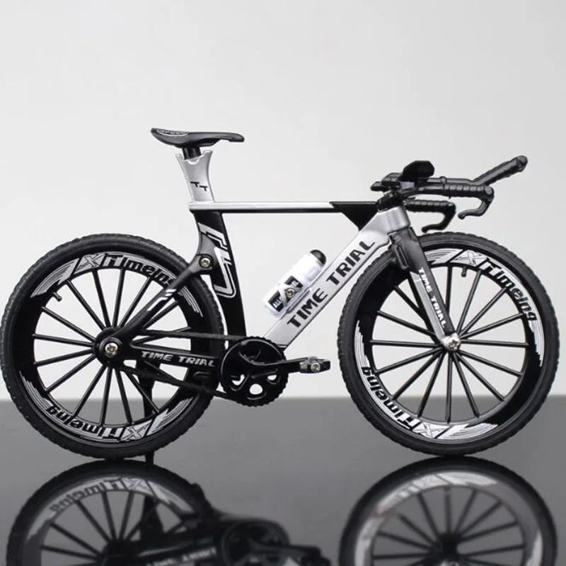 Escala 1 10 modelo de bicicleta de Metal fundido a escala juguetes de carreras bicicleta de