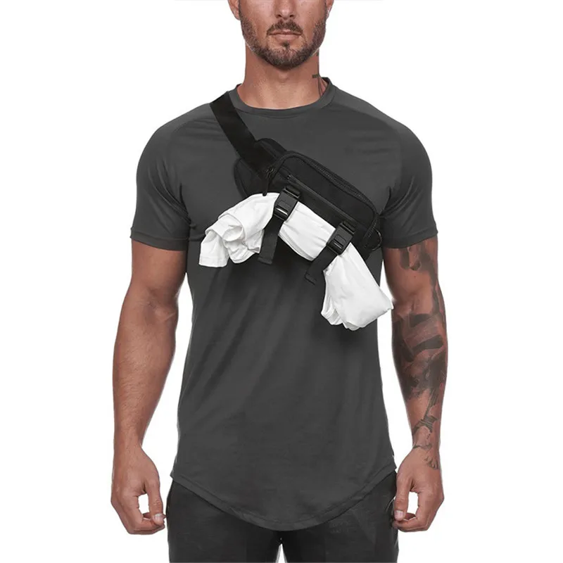 Многофункциональный Droppable Key Clothes поясные сумки для мужчин спортивный карман Мужская нагрудная сумка поясная сумка на плечо аксессуары для улицы