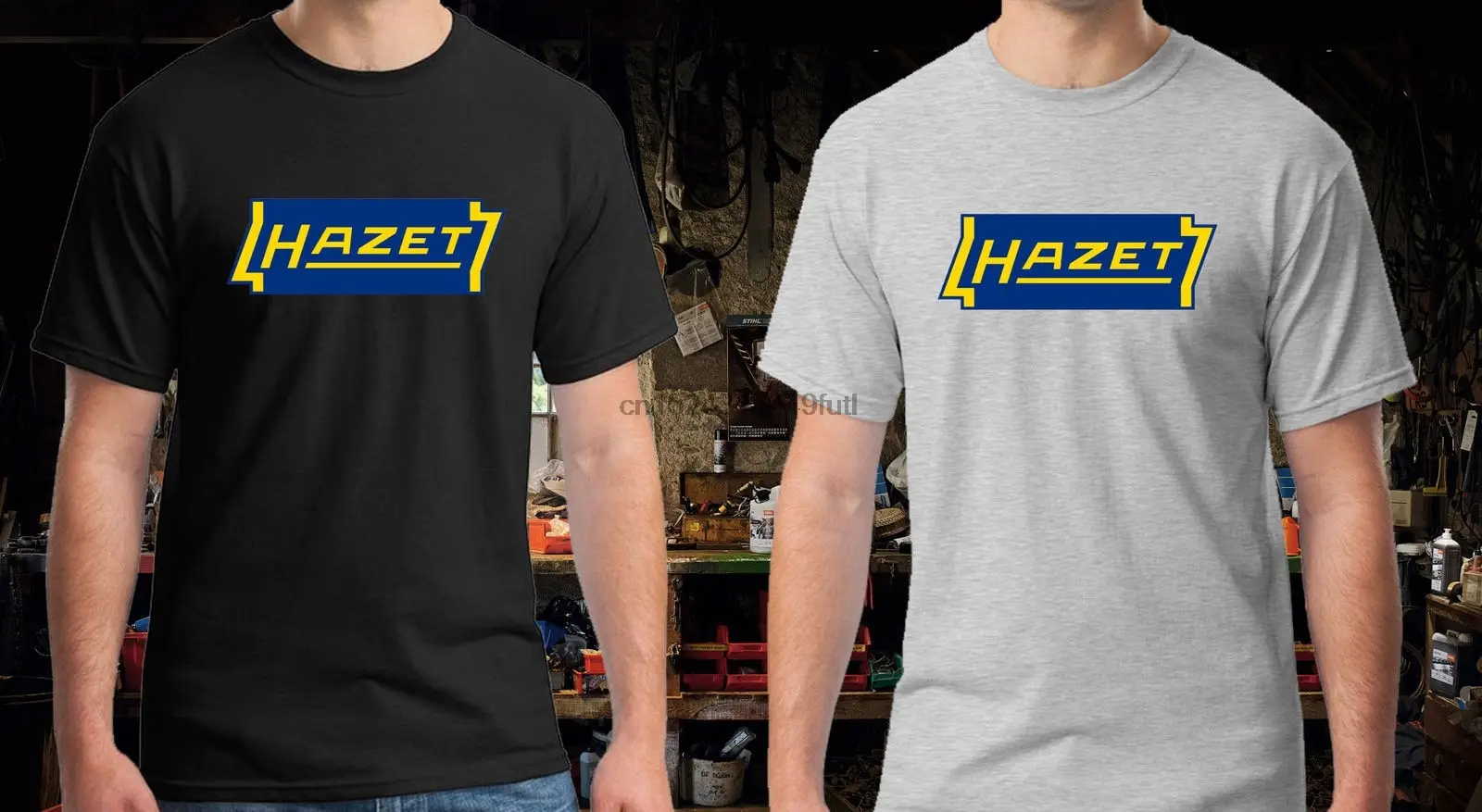 Черные футболки Hazet Werk Hermann Zerver Tools серые мужские S-3XL | Мужская одежда