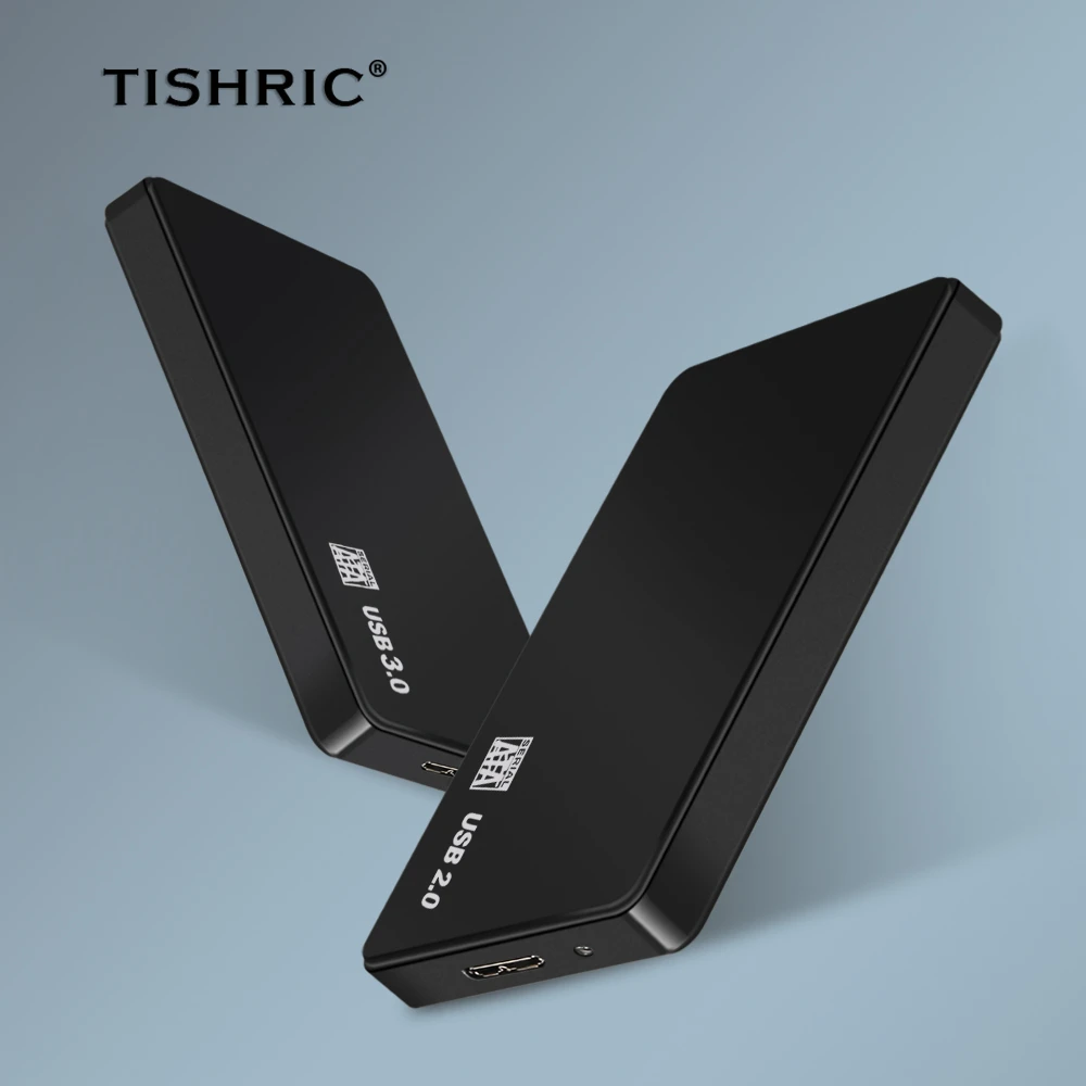 hard disk box 3.5 TISHRIC 2.5 inch External Hard Drive Box HDD Case Optibay Sata to USB Hard Disk Case Enclosure 2.5'' SSD Case USB3.0 HDD Box external hard drive enclosure