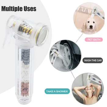 

Portable Personal Hygiene Multifunctional Bathroom Home Bidet Parts High Pressure Toilet Sprayer Head Handheld Ionic Filter