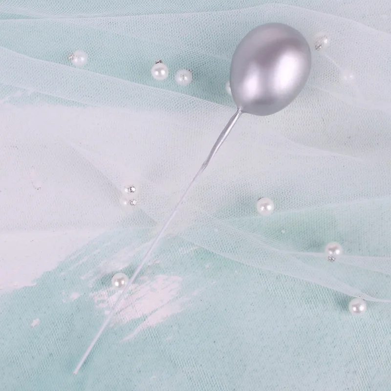 4pcs balloon silver Детские вечерние украшения для торта в виде снежинок и супергероев из мультфильма для мальчиков и девочек - Цвет: 4pcs balloon silver