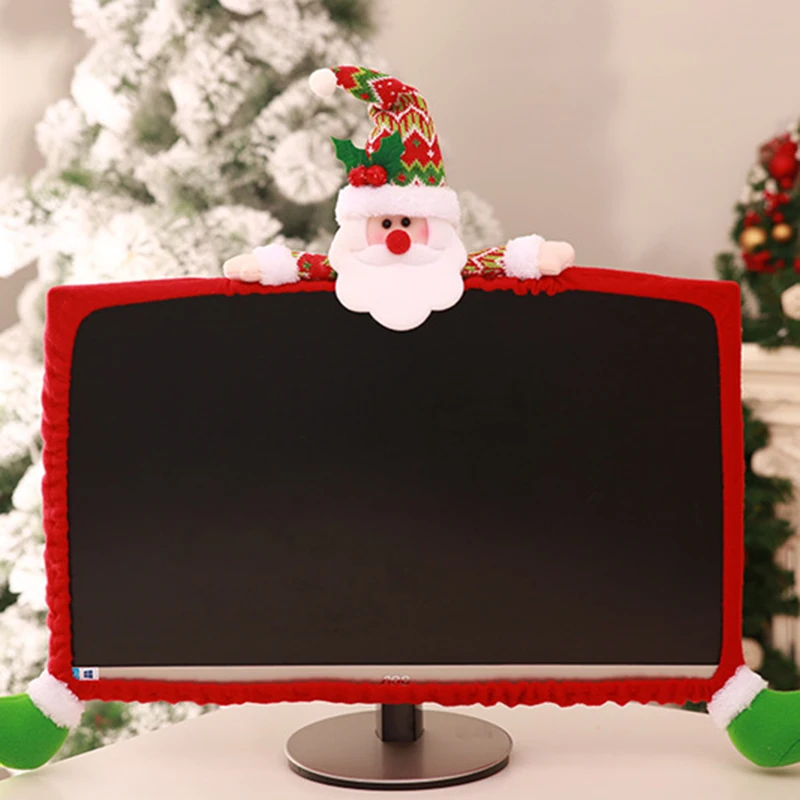 Christmas Decorations Christmas Computer Set Three-Dimensional Cartoon Christmas Decoration