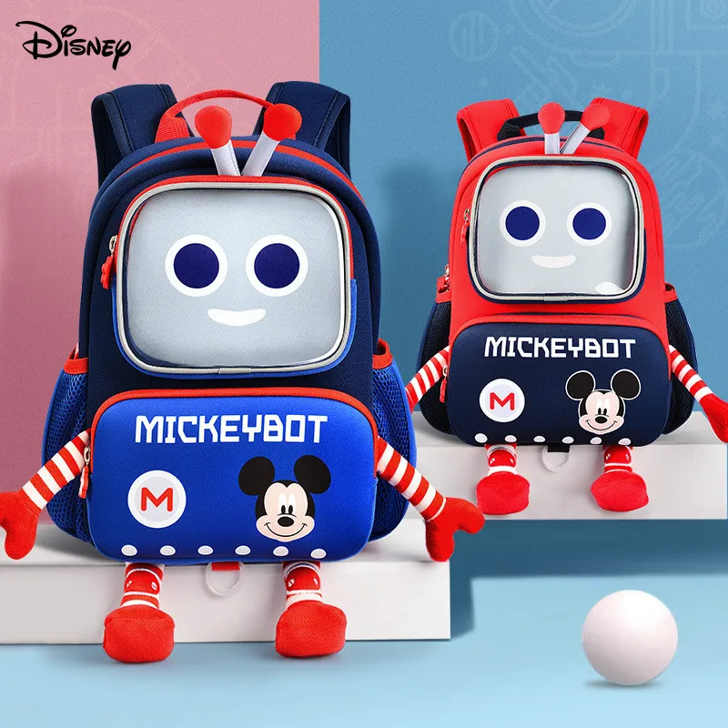 

Disney children's schoolbag cute robot big class boy tide 3-5 year old kindergarten anti-lost backpack