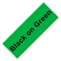 Black on Green