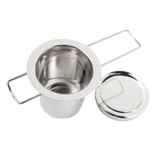 Ситечко для заварки чая ситечко из тонкой сетки со складной ручкой для подвешивания на чайные горшки чашки кружки для заваривания Кофе Чай