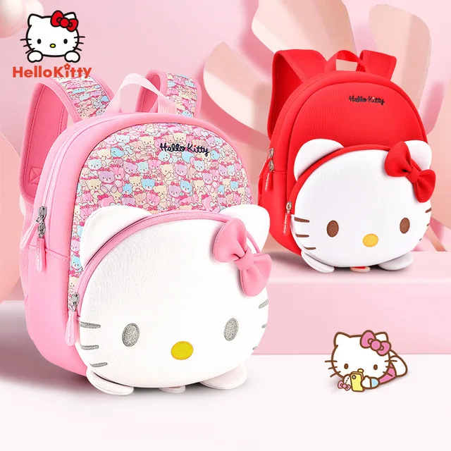 

Disney Spiderman small school bag children's kindergarten trendy boy cute 3-5 year old boy anti-lost backpack Hello Kitty