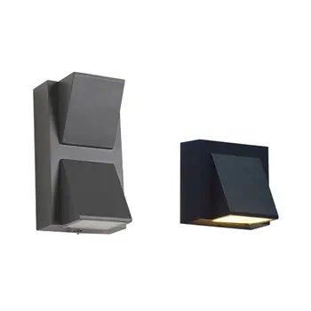 

Modern simple waterproof LED 3W/6W outdoor or indoor wall light outdoor waterproof Garden balcony wall lamp