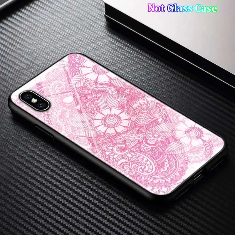 Черный чехол Мандала чакра Йога для iPhone 11 11Pro X XR XS Max для iPhone 8 7 6 6S Plus 5S 5 SE глянцевый чехол для телефона - Цвет: Style 11