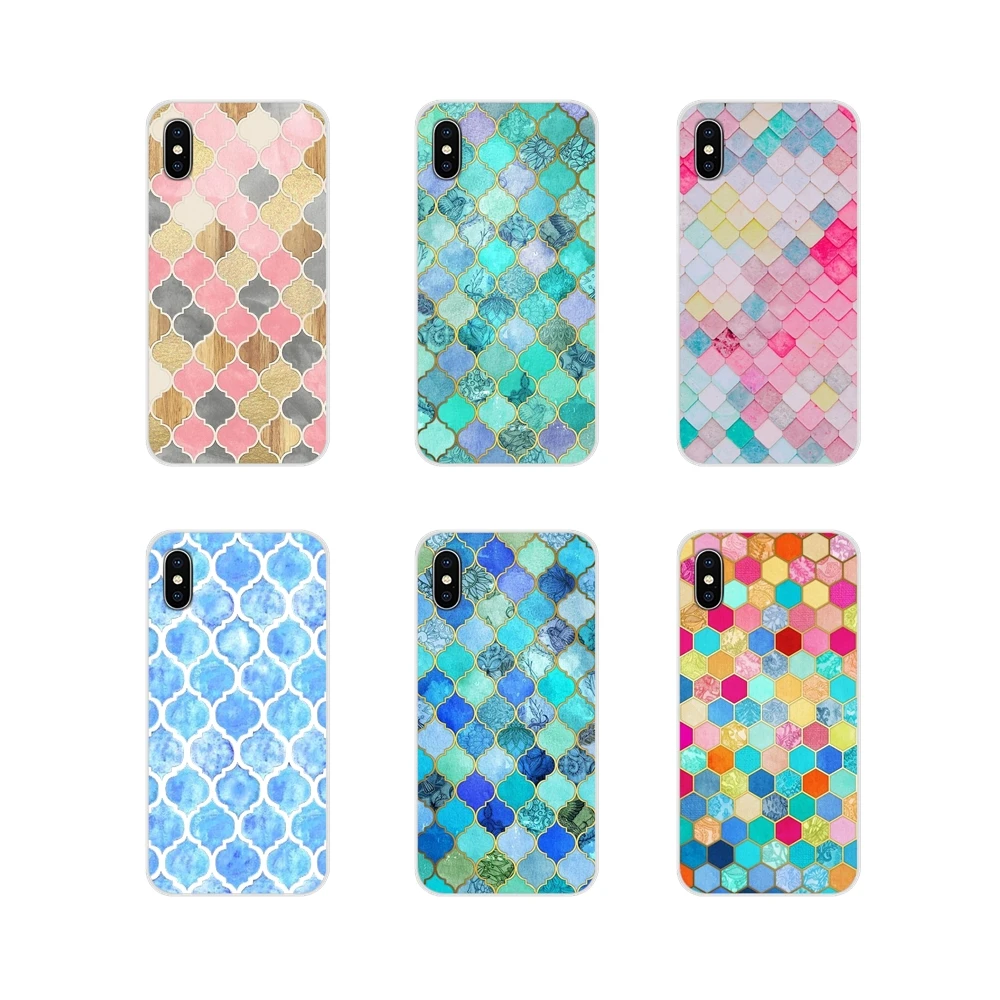 Чехол для сотового телефона Радужная Пастель мароканская Акварельная краска Xiao