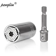 Conjunto de cabeça chave de torque de ferragem universal soquete luva na chave chave 7-19mm chave inglesa aperto mágico portátil multi mão ferramenta