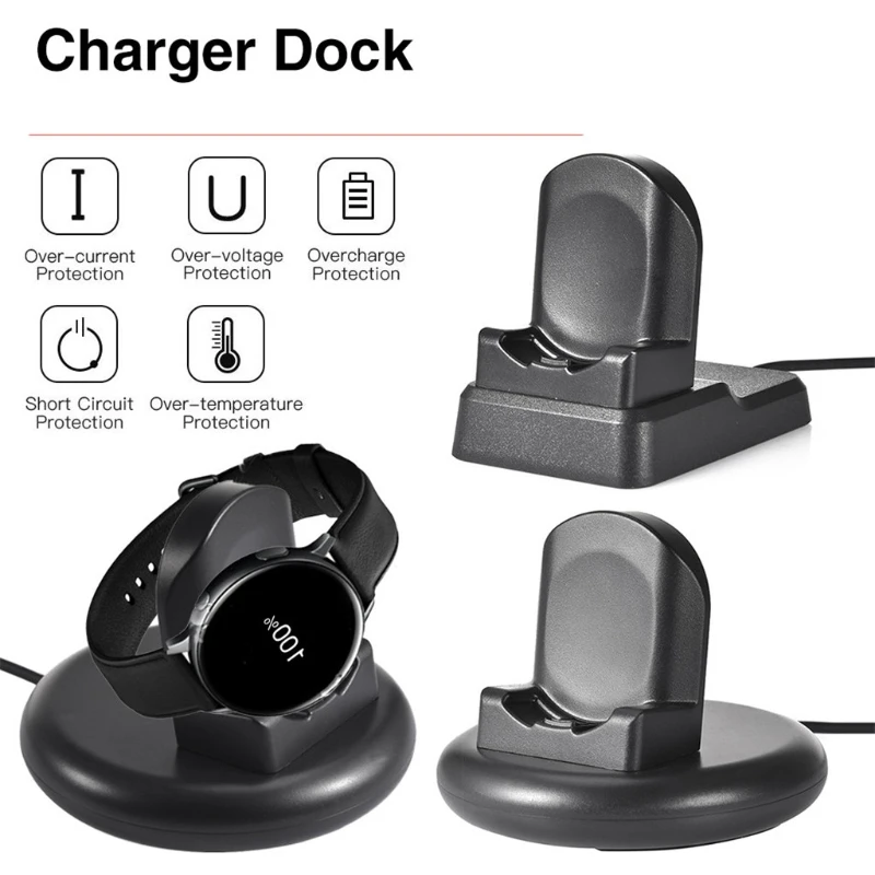 

Wireless Charging Dock Station Bracket for Samsung Galaxy Watch4/3/S3/R500 Watch Charger Base Stand Holder Cradle