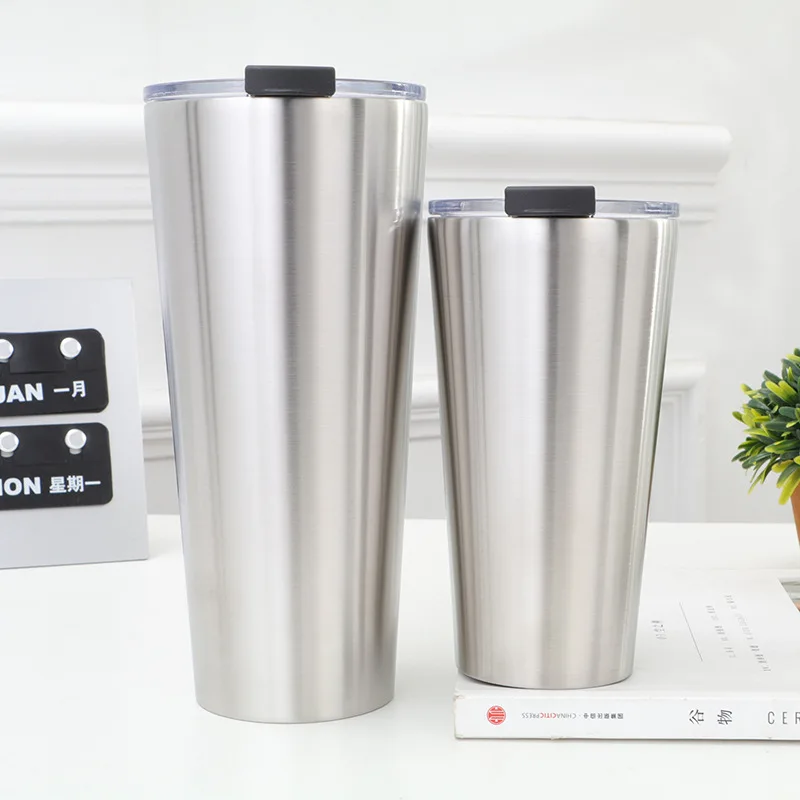 

Large Ice Cup European And American-Style Hot Selling New 30 Oz Tumbler 304 Stainless Steel Double Layer Spacious Insulated Coff