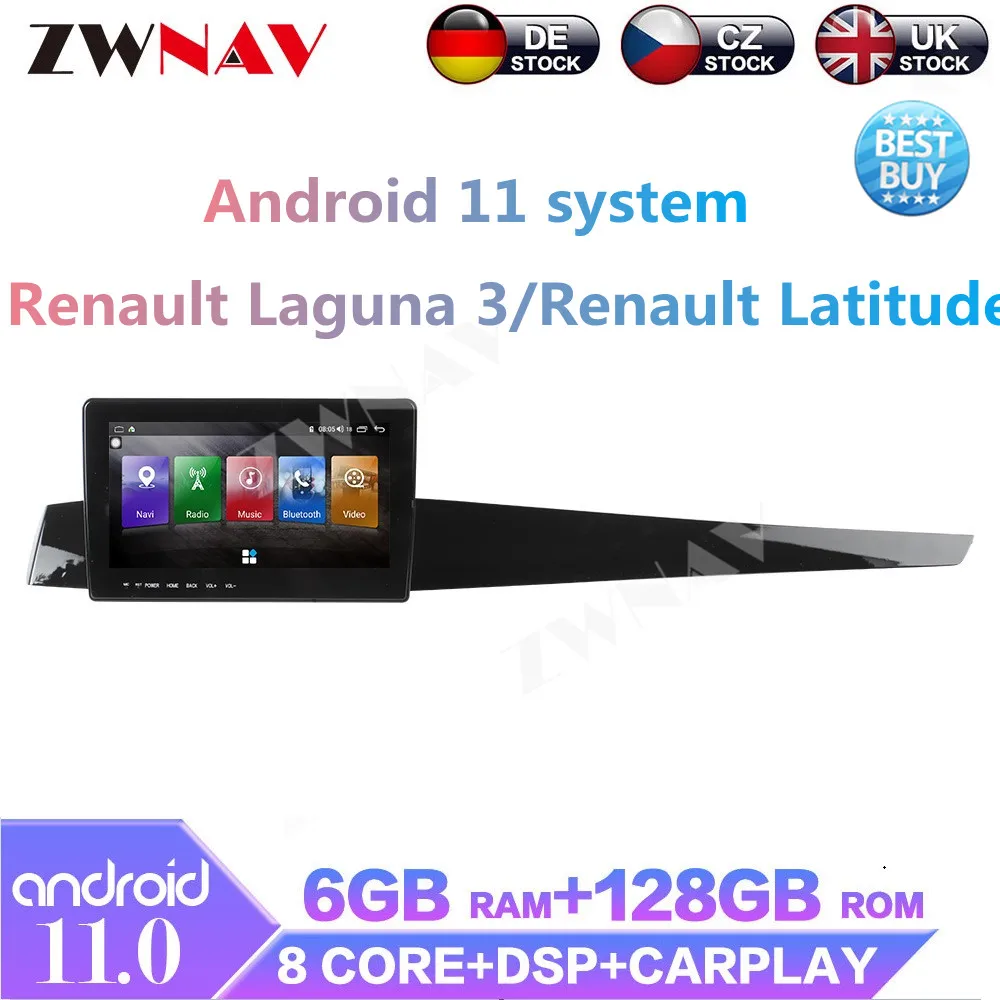 Android 10 6+128gb Car Multimedia Player Gps For Renault Laguna 3