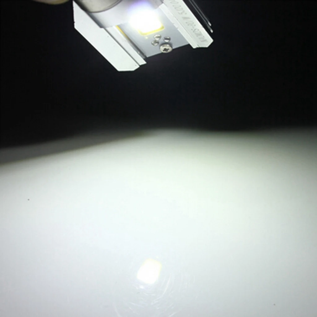 BA20D COB LED Hi/Lo Beam Motorbike Headlight Front Light Bulb Lamp - White