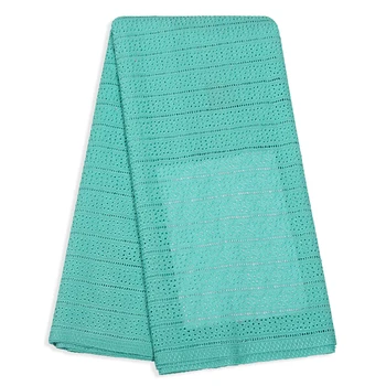 

Bestway Latest Polished Cotton Lace Fabric 2020 Quality Swiss Voile Eyelet Embroidery Laces for Nigerian Aso Ebi Party Dress