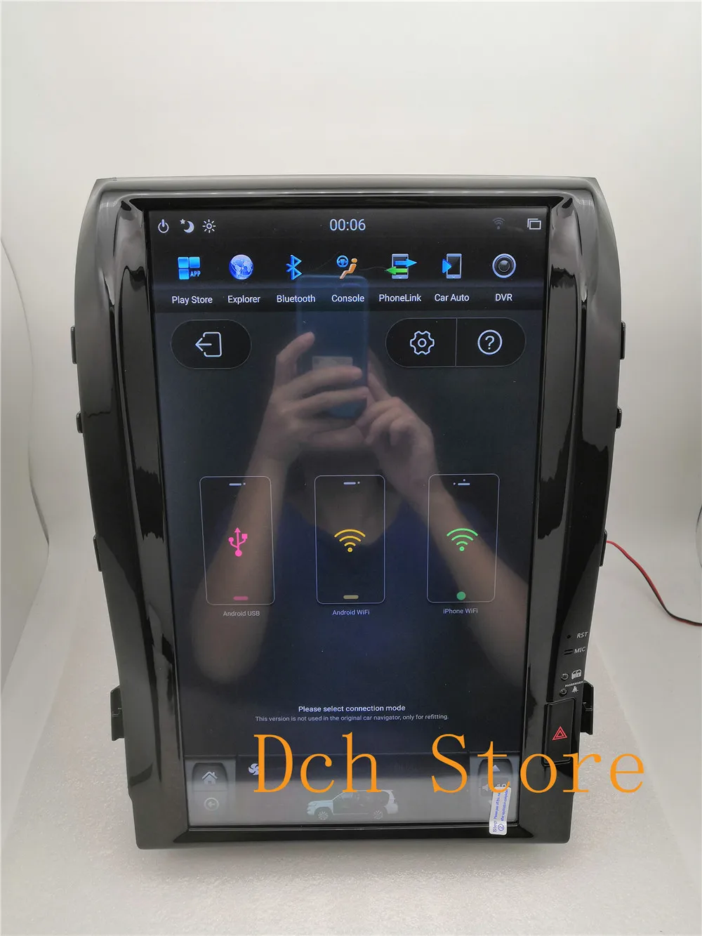 Clearance 16 inch tesla style Android 8.1 Car DVD player GPS Navi For Toyota Land Cruiser landcruiser LC200 2007-2015 VXR GXR px6 CARPLAY 23