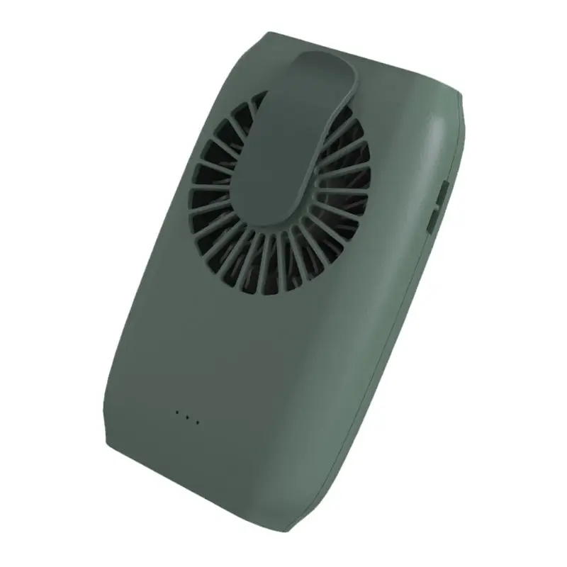 

2020 Popular Usb Fan 2-in-1 Mini Electric Fan Portacle Mobile Power Hanging Waist Neck Lazy