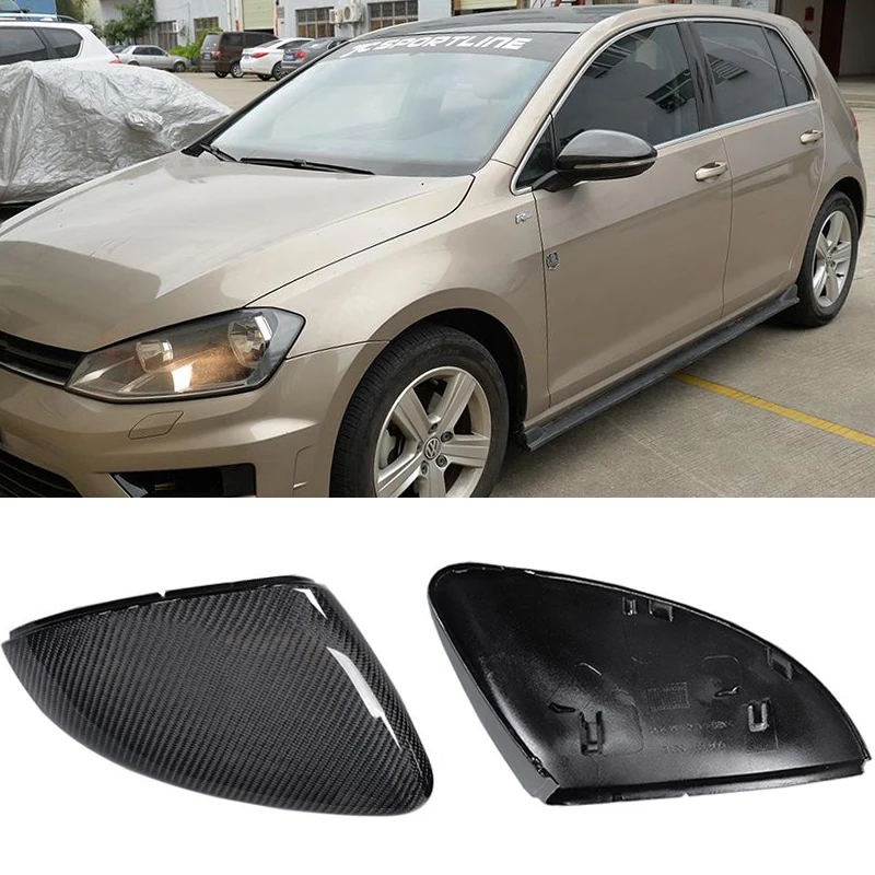 Колпачки для зеркала заднего вида из углеродного волокна Volkswagen VW Golf 7 MK7 GTI R Standard