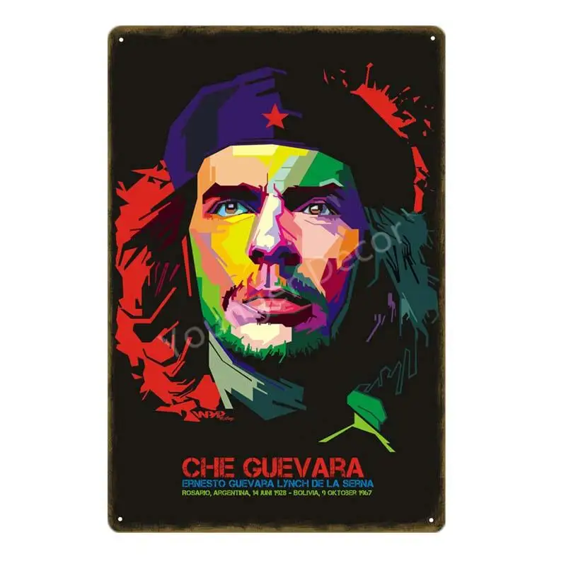 32892921632-24773 Винтажные Ретро Металлические плакаты Che Guevara, плакат, настенная живопись, табличка для бара, кафе, комнаты, клуба, вечерние, домашний декор, YD - Цвет: 32892921632-24773
