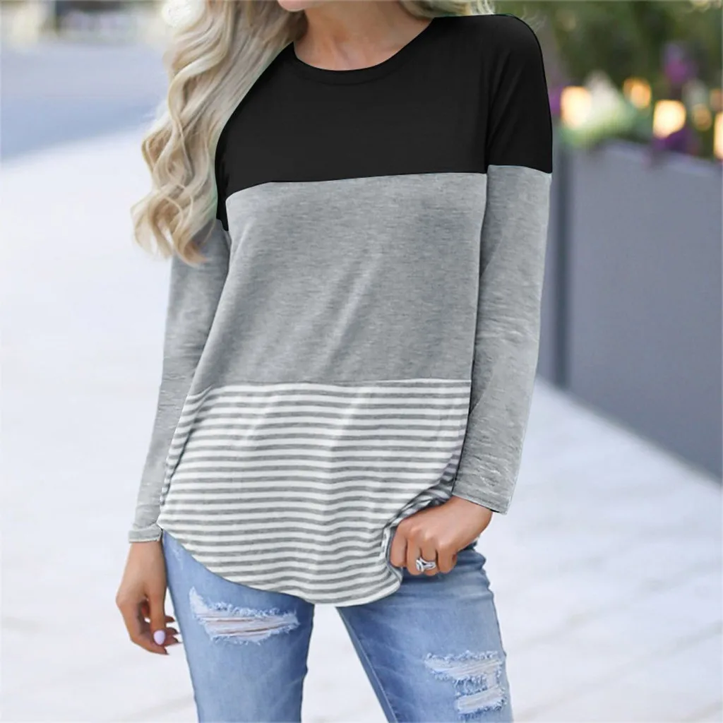 Новинка, женская одежда для мам и беременных, блуза, ropa de mujer, рубашка для беременных, футболка для кормящих мам, топы в полоску с длинным рукавом, Aug2