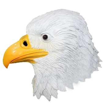 

American Bald Eagle Latex Mask Bird 4th of July Halloween Costume Accessory New
