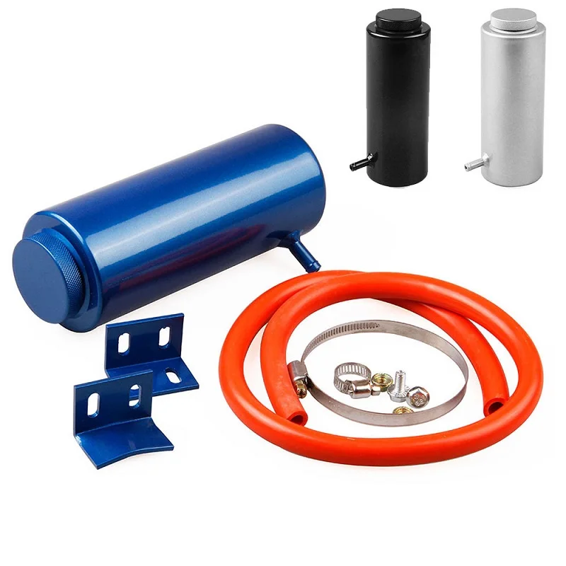 1Set 800mL Car Radiator Universal Aluminum Overflow Water Catch