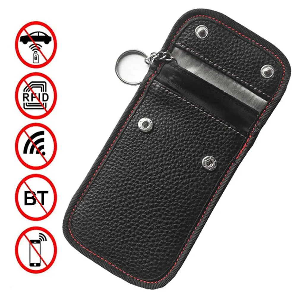 Car Key Storage Case RFID Signal Blocker Case Bag Signal Blocking Shield Anti-hacking Protector Pocket Car Key Tool key case key case cover car key shell car key blocker car key shielding box faraday key fob protector