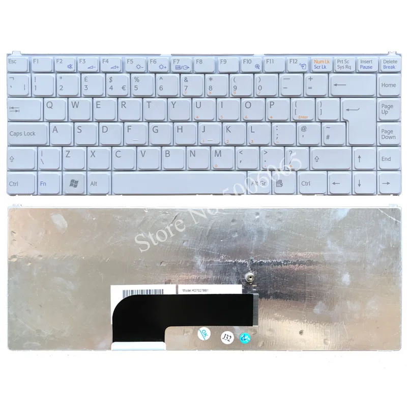 RU/BE/FR/GR/KR/TH/клавиатура для компьютера c английской раскладкой для Sony Vaio VGN N VGN-N N150P N120G/W N160G N170G N320E VGN-N220E N230E N21E/W Белый