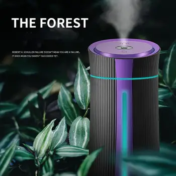 

Mini Humidifier Atomizer USB Power Charge 7 Color Dimmable Atmosphere Light Air Aroma Diffuser Home Office Humidifier
