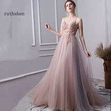 Vestidos De Выпускной вечер платья длинные с отделкой бисером Vestido Formatura сексуальные женские вечерние платья