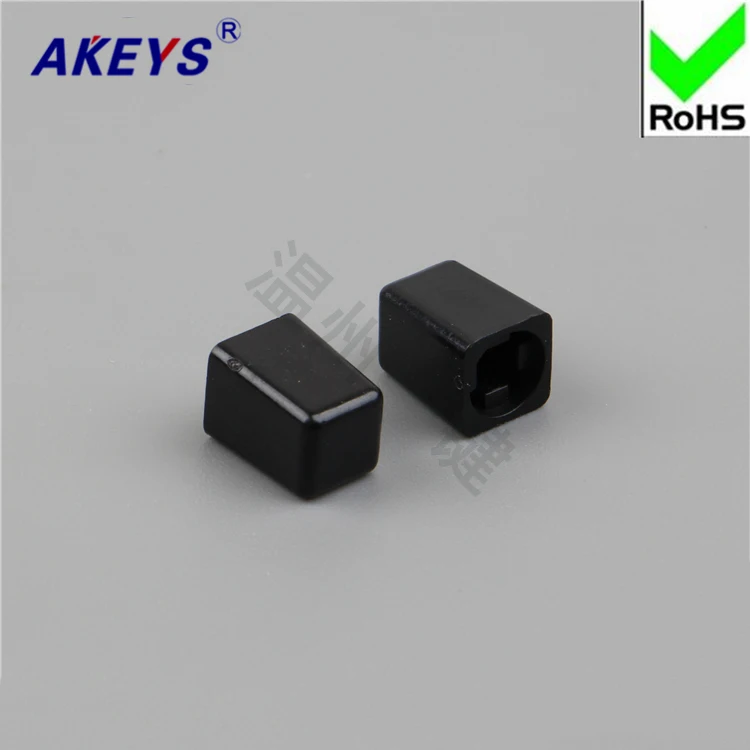 

15PCS A121/Black with key switch/key switch hat high quality straight-button switch hat switch self-locking