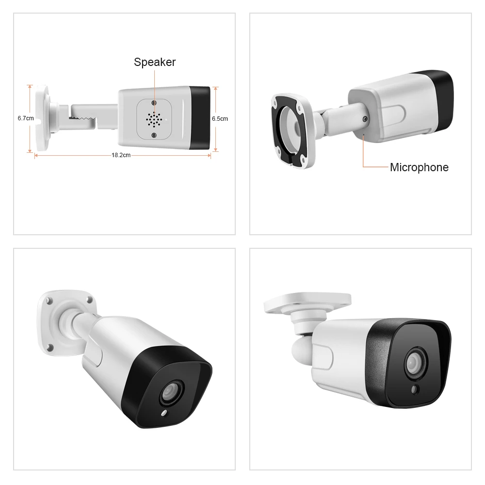 Gadinan 1080P 720P Wifi уличная IP камера водонепроницаемая 2MP Беспроводная двухсторонняя аудио запись на карту tf P2P металлическая камера безопасности